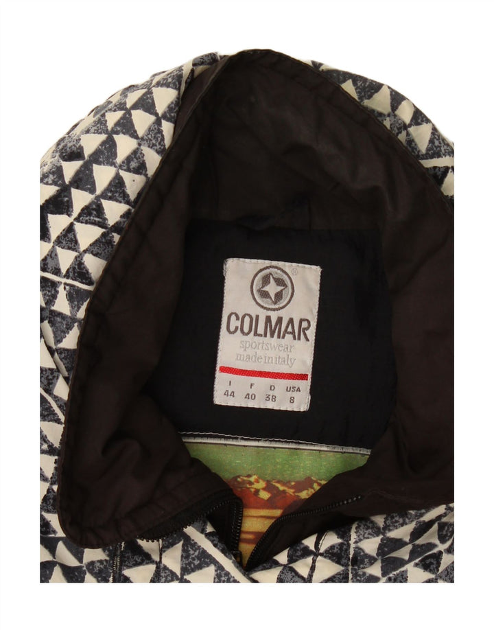 Colmar Chaqueta Acolchada Extragrande para Mujer US 8 Mediana Azul Marino Geométrica