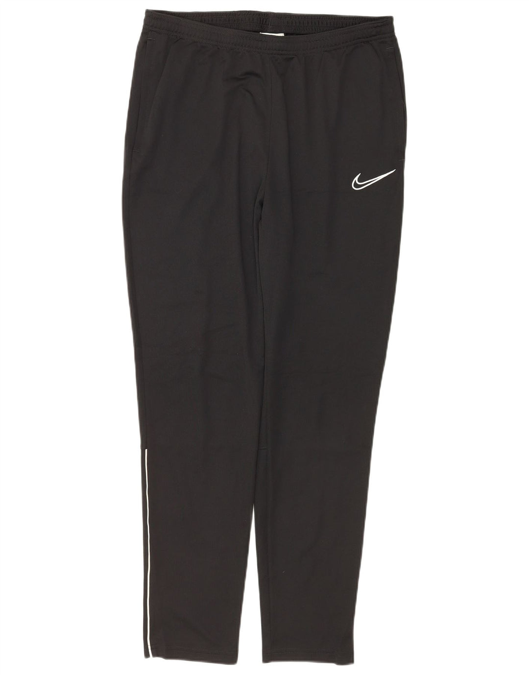 NIKE Mujer Dri Fit Chándal Pantalones UK 40 Grande Poliéster Negro