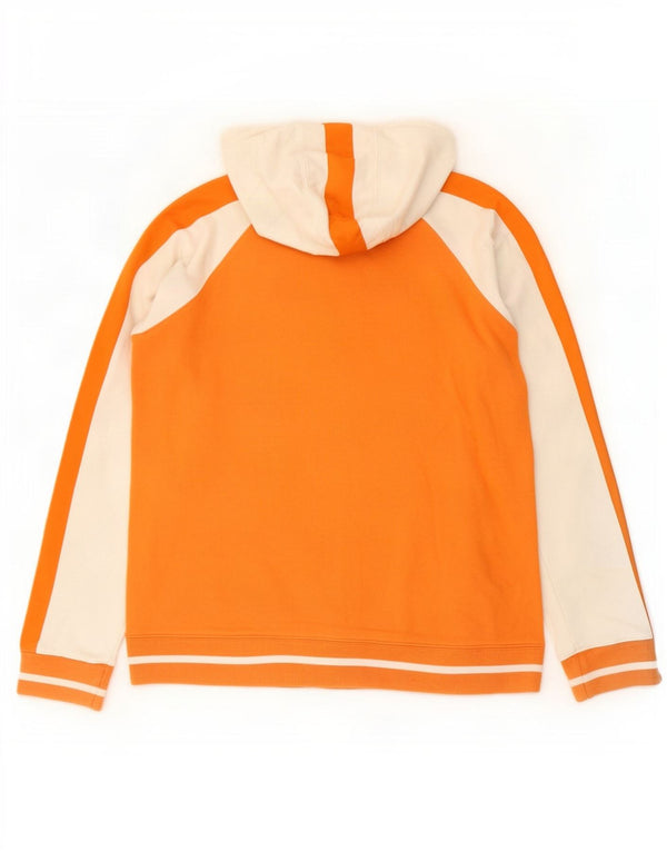 Sergio Tacchini Milano - Sudadera con capucha y cremallera para mujer, talla 40, color naranja