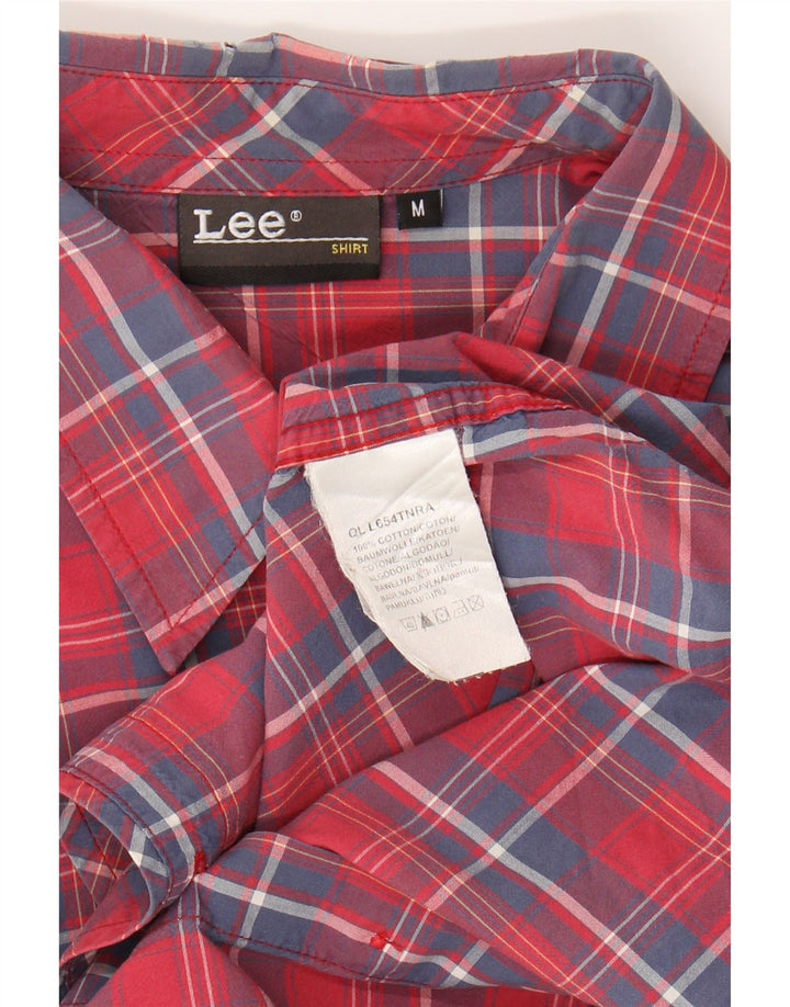 LEE Mens Shirt Medium Pink Check Cotton Vintage Lee and Second-Hand Lee from Messina Hembry 