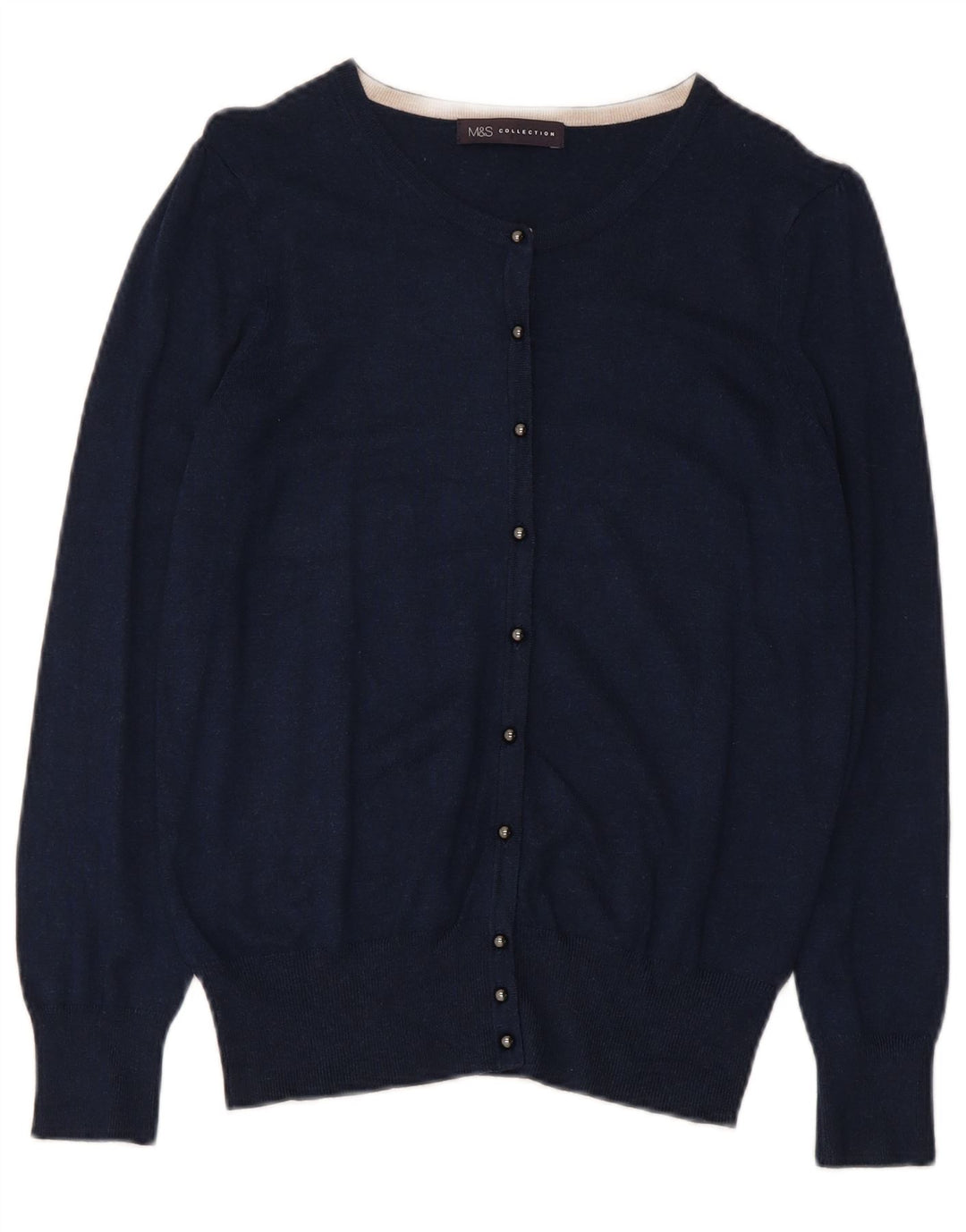 Marks & Spencer - Cárdigan para mujer, talla 40, talla mediana, viscosa, color azul marino