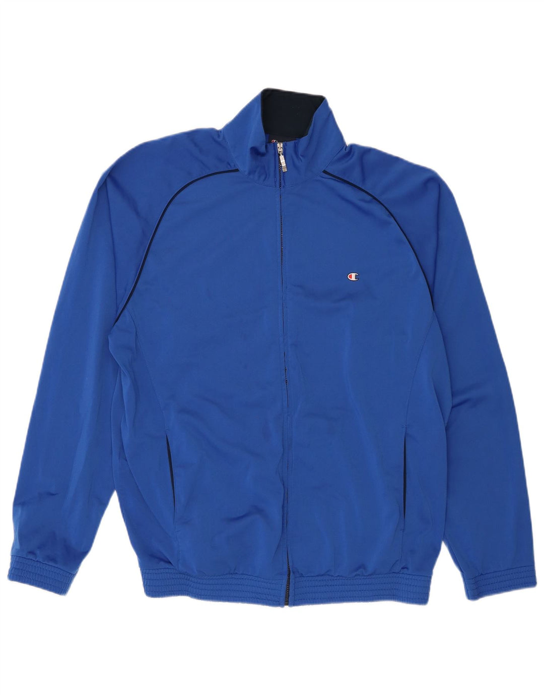 Champion Chaqueta de chándal para hombre 2XL Poliéster azul