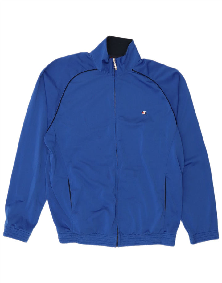 Champion Chaqueta de chándal para hombre 2XL Poliéster azul