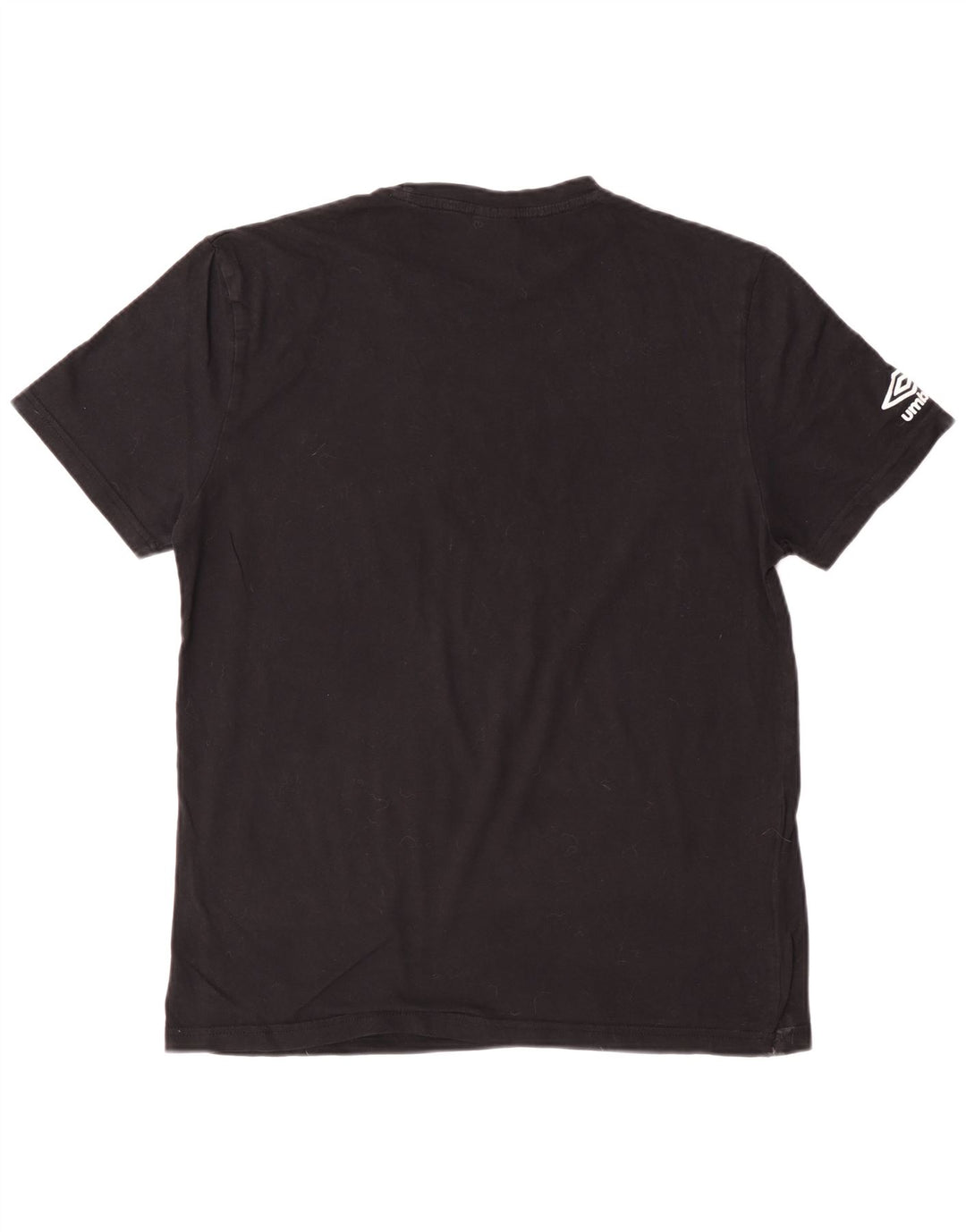 Umbro - Camiseta gráfica para hombre, talla grande, algodón negro