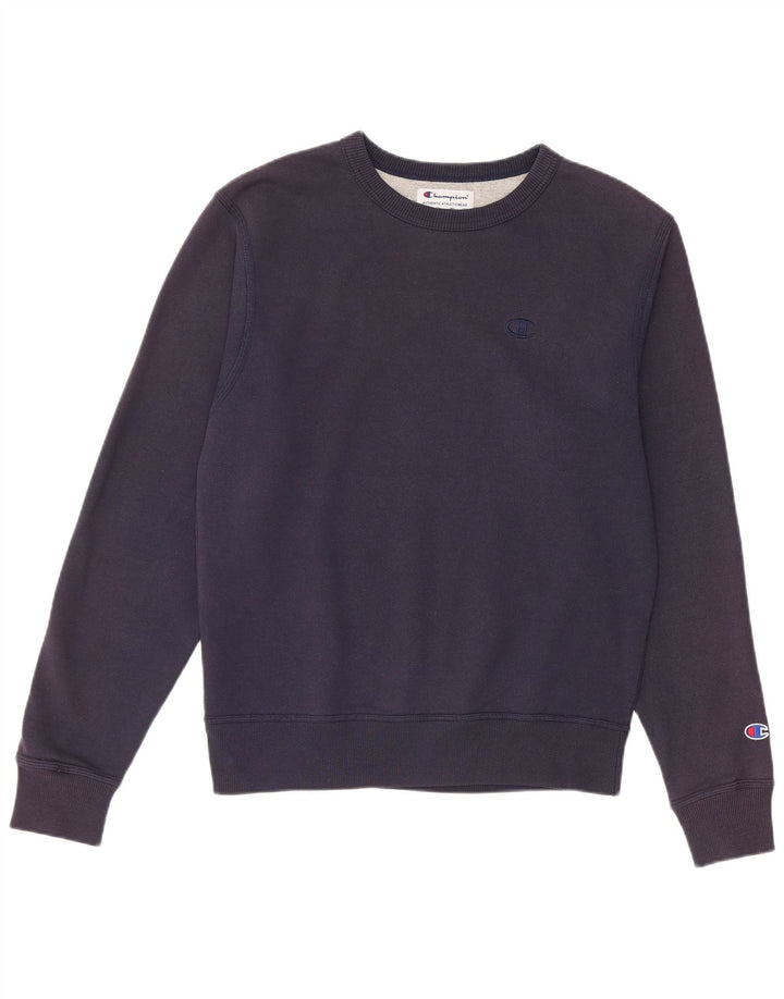 Champion Sudadera Para Hombre Jumper Small Azul Marino Algodón
