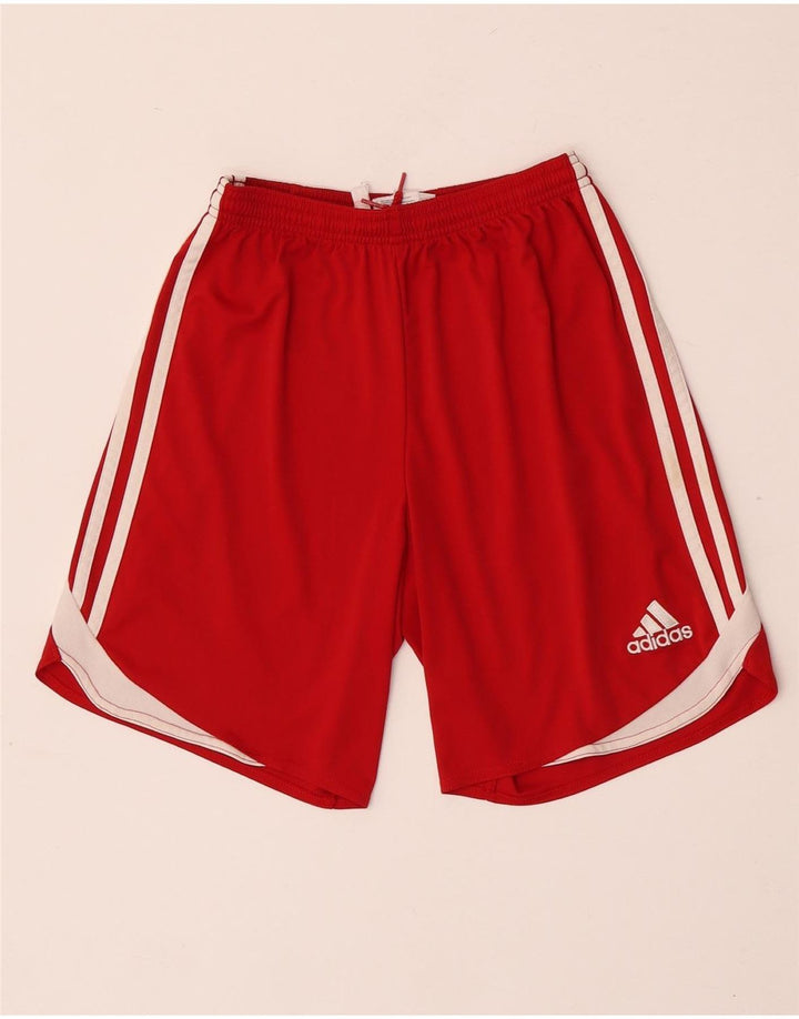 Adidas Mens Climacool Sport Shorts XS Rojo Colorblock Poliéster