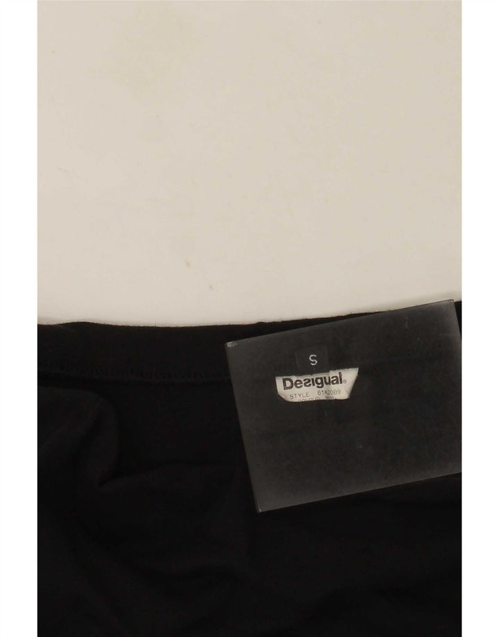 Desigual Leggings gráficos para mujer Reino Unido 10 Pequeño negro geométrico
