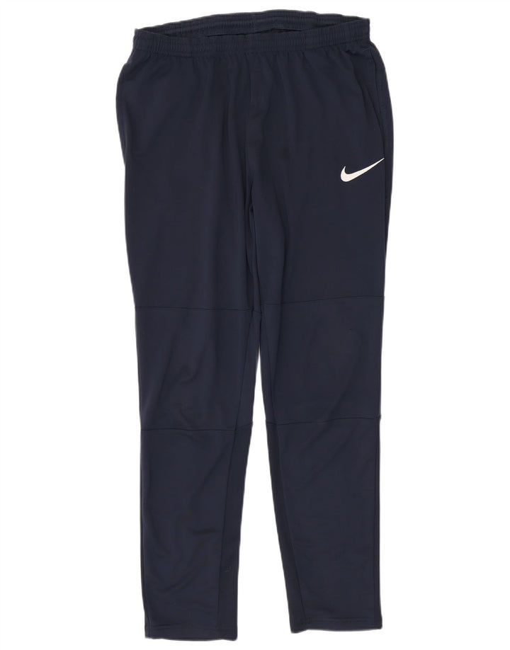 Pantalones de chándal NIKE Dri Fit para hombre Poliéster azul marino medio