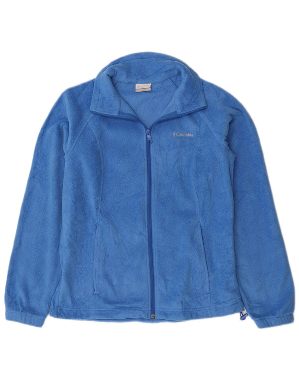 Chaqueta polar COLUMBIA para mujer UK 44 Poliéster azul medio