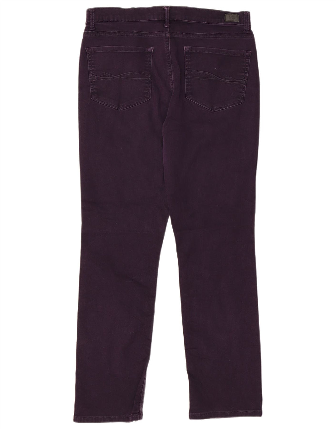LEE Pantalones informales rectos y ajustados para mujer W32 L32 Algodón morado