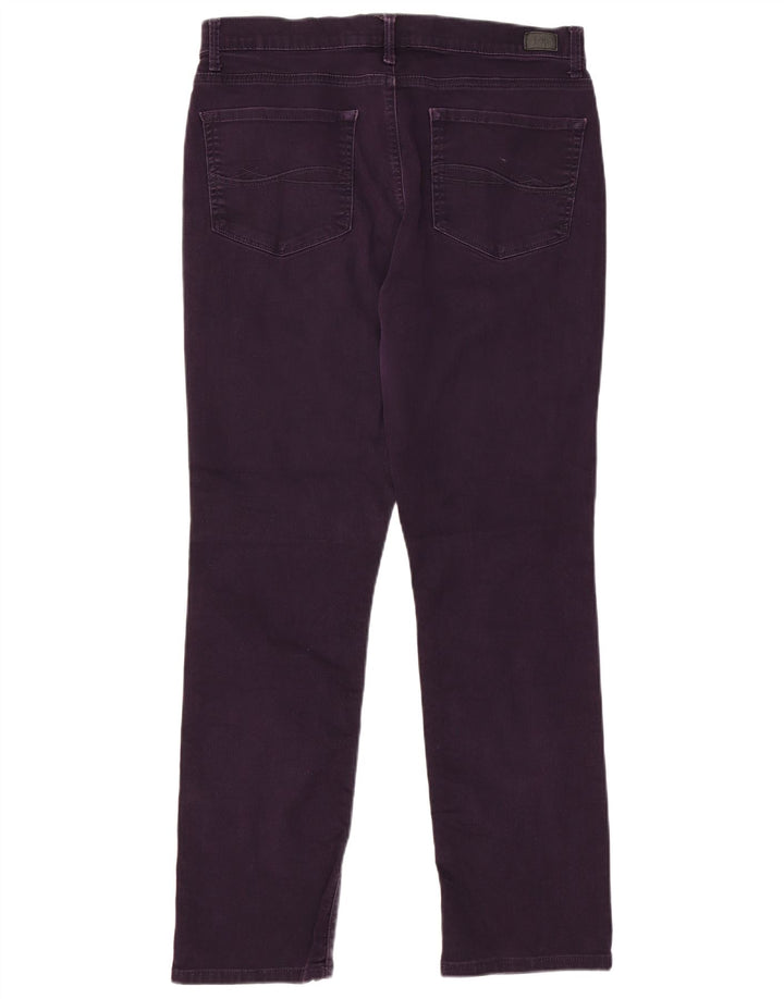 LEE Pantalones informales rectos y ajustados para mujer W32 L32 Algodón morado