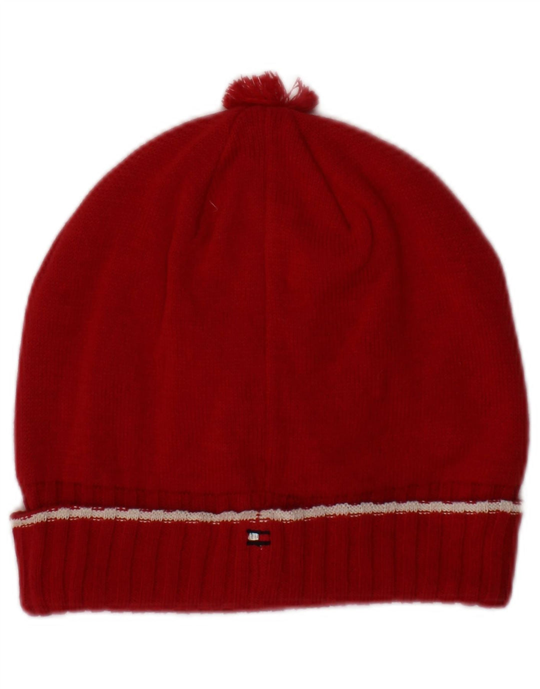 Tommy Hilfiger Gorro de Punto para Mujer Grande/XL Algodón Rojo