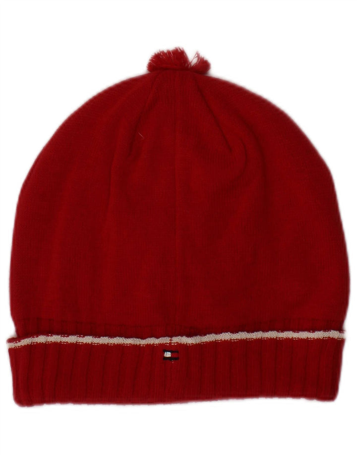 Tommy Hilfiger Gorro de Punto para Mujer Grande/XL Algodón Rojo