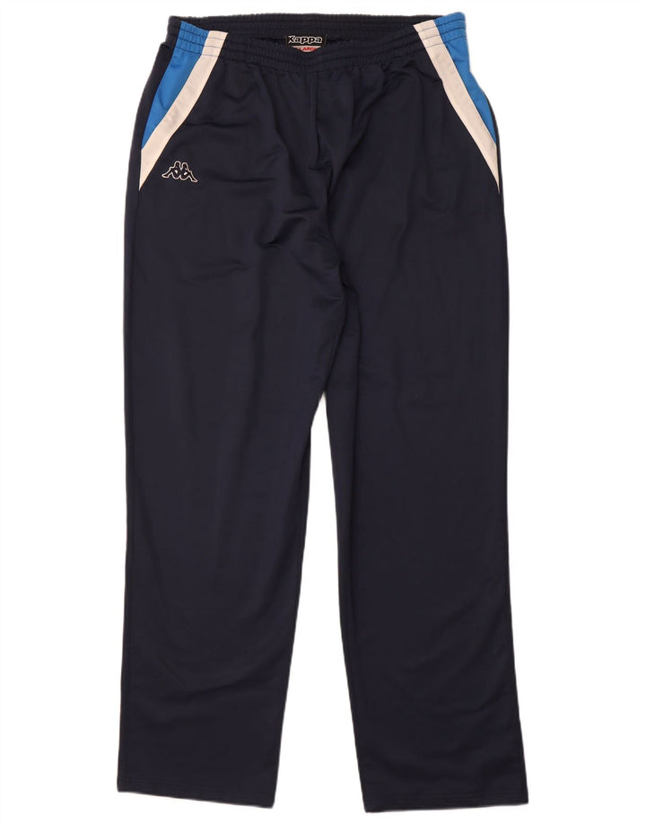 KAPPA Pantalón de chándal para hombre 2XL Azul marino Colorblock Poliéster