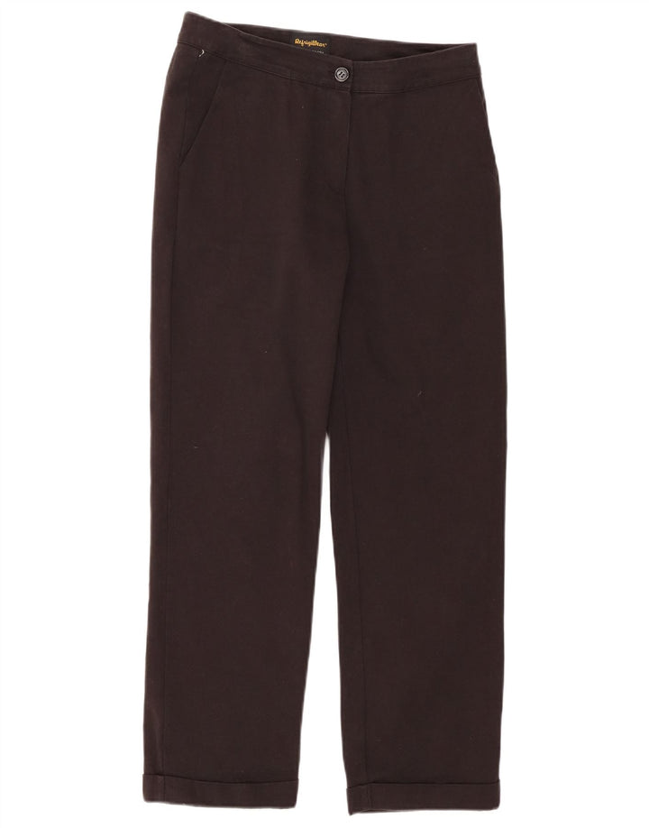 REFRIGIWEAR Pantalones cortos rectos para mujer pequeños W28 L25 algodón negro