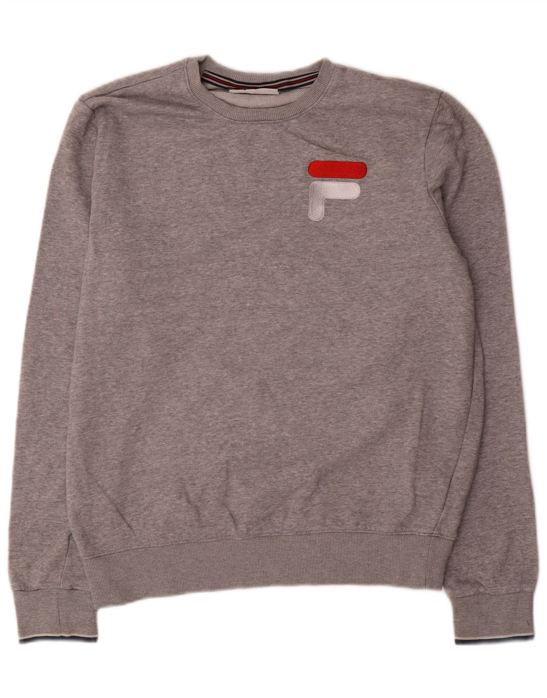 Fila Hombre Graphic Sudadera Jumper Algodón Gris Medio