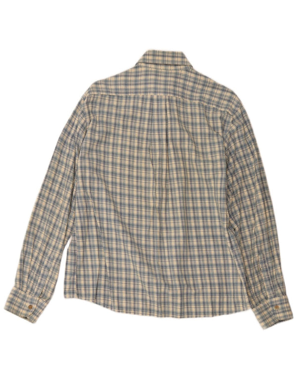 Camisa Slam Hombre Pequeño Algodón A Cuadros Azul