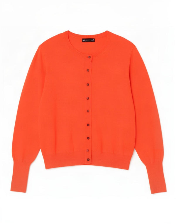 Marks & Spencer - Cárdigan para mujer, talla 40, XL, color naranja
