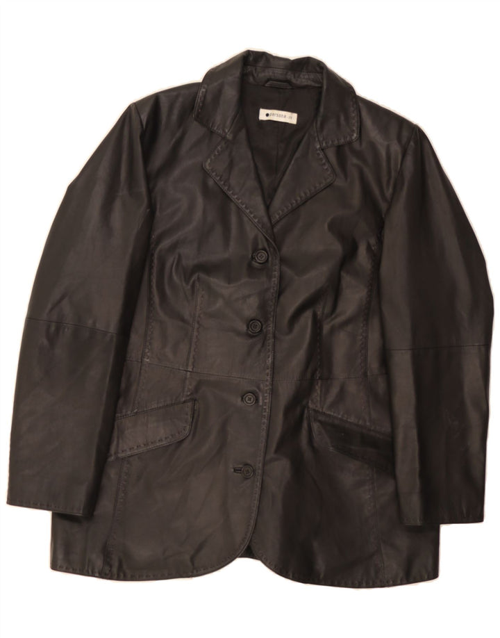 PERSONA Womens Leather Jacket Size 23 Medium Black Leather Vintage Persona and Second-Hand Persona from Messina Hembry 