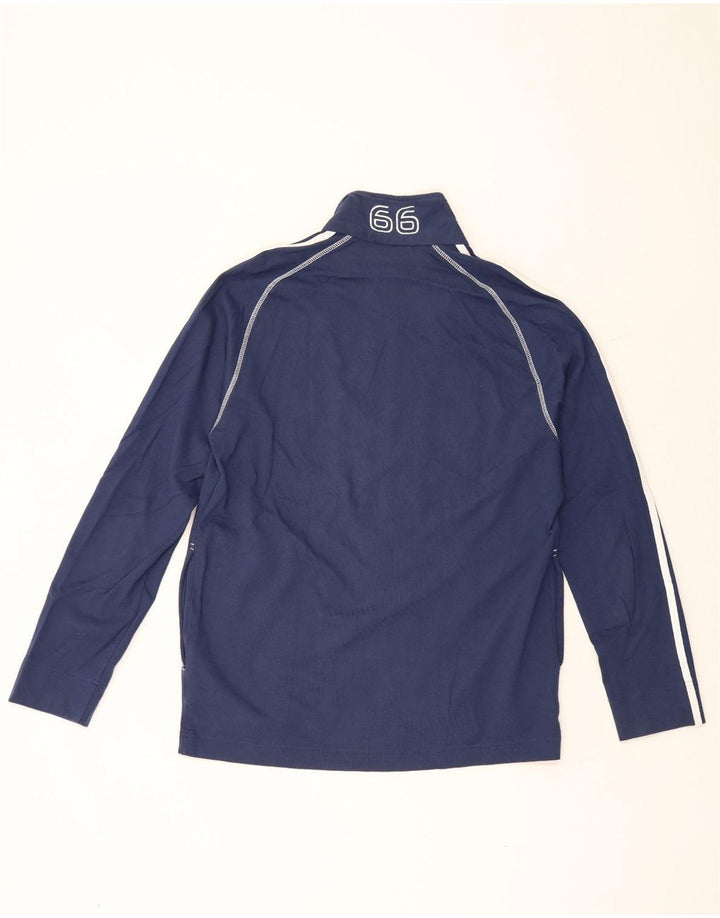 Sergio Tacchini Mens Graphic Chándal Top Chaqueta Grande Azul Marino Algodón