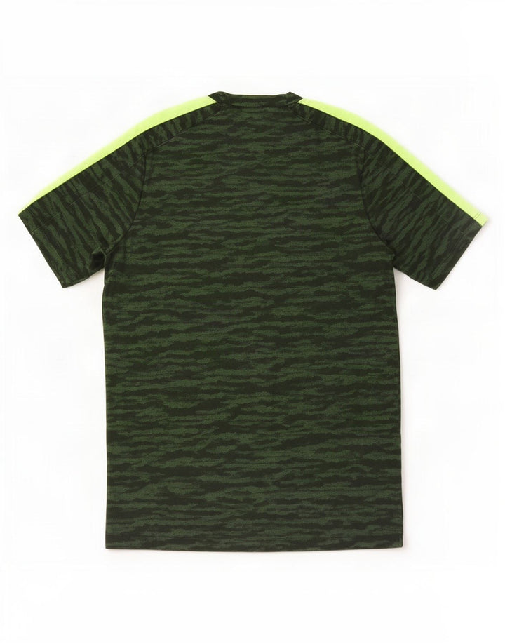 Camiseta Nike Dri Fit para hombre Top poliéster de camuflaje verde medio