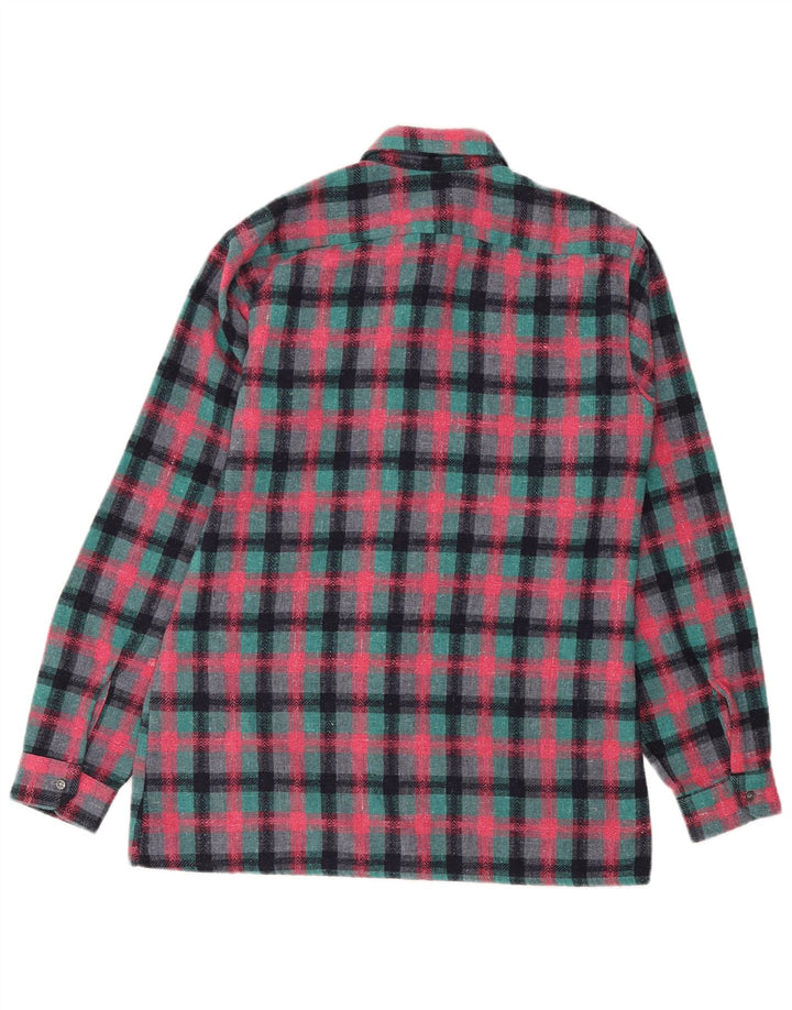 JOCKEY Camisa Sobrecamisa Hombre Cuadros Rosa Mediano