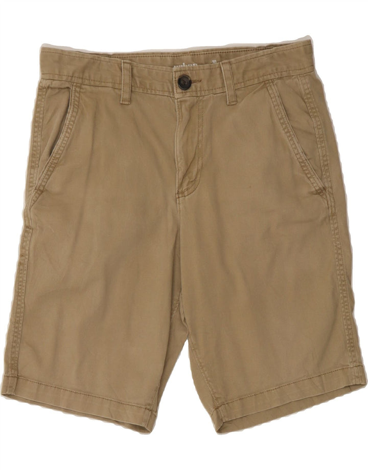 VINTAGE Mens Chino Shorts W30 Medium  Beige Cotton Vintage Vintage and Second-Hand Vintage from Messina Hembry 