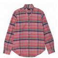 Camisa Polo Ralph Lauren para hombre de algodón a cuadros rosas grandes