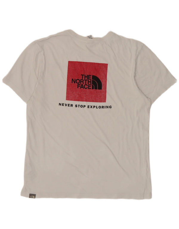 THE NORTH FACE Camiseta gráfica para hombre Top Medium White Cotton