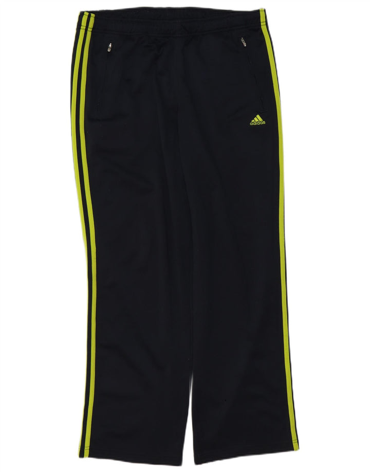 Adidas Pantalones de chándal para hombre UK 40/42 Medium Negro Poliéster
