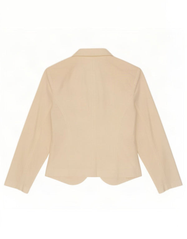 Rinascimento Chaqueta tipo blazer con 1 botón para mujer UK 6 XS Off White