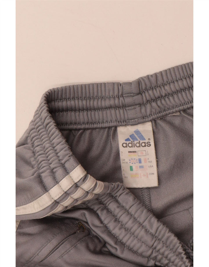 ADIDAS Pantalones de chándal para hombre UK 34/36 Small Gris Poliéster