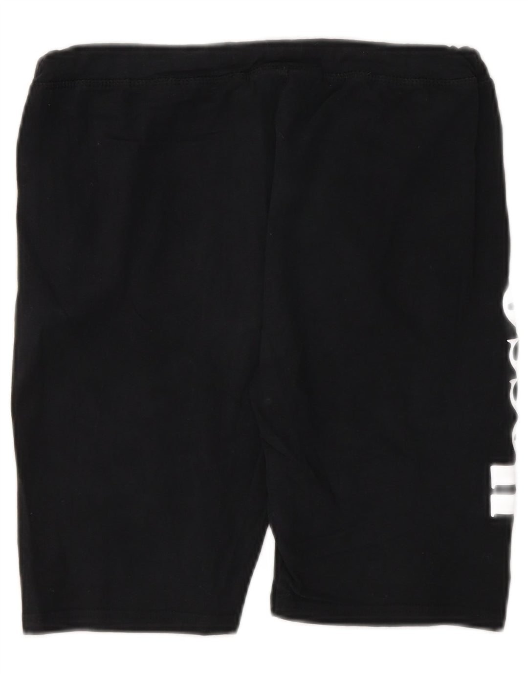 Ellesse Pantalones cortos deportivos gráficos para mujer UK 12 Mediano Algodón negro