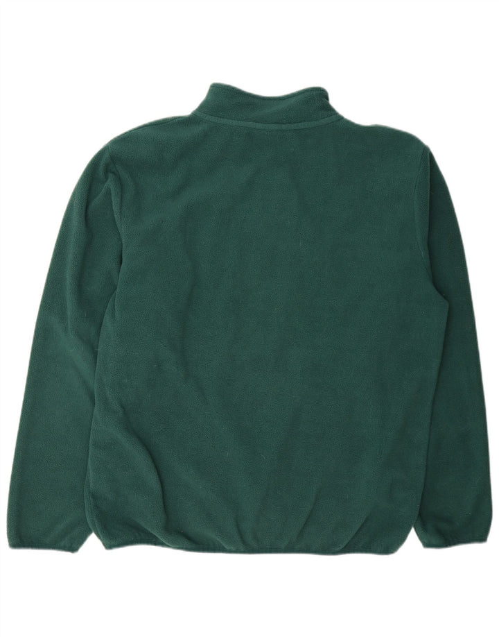 Umbro Jersey de forro polar con cuello y cremallera gráfico para hombre Poliéster verde grande