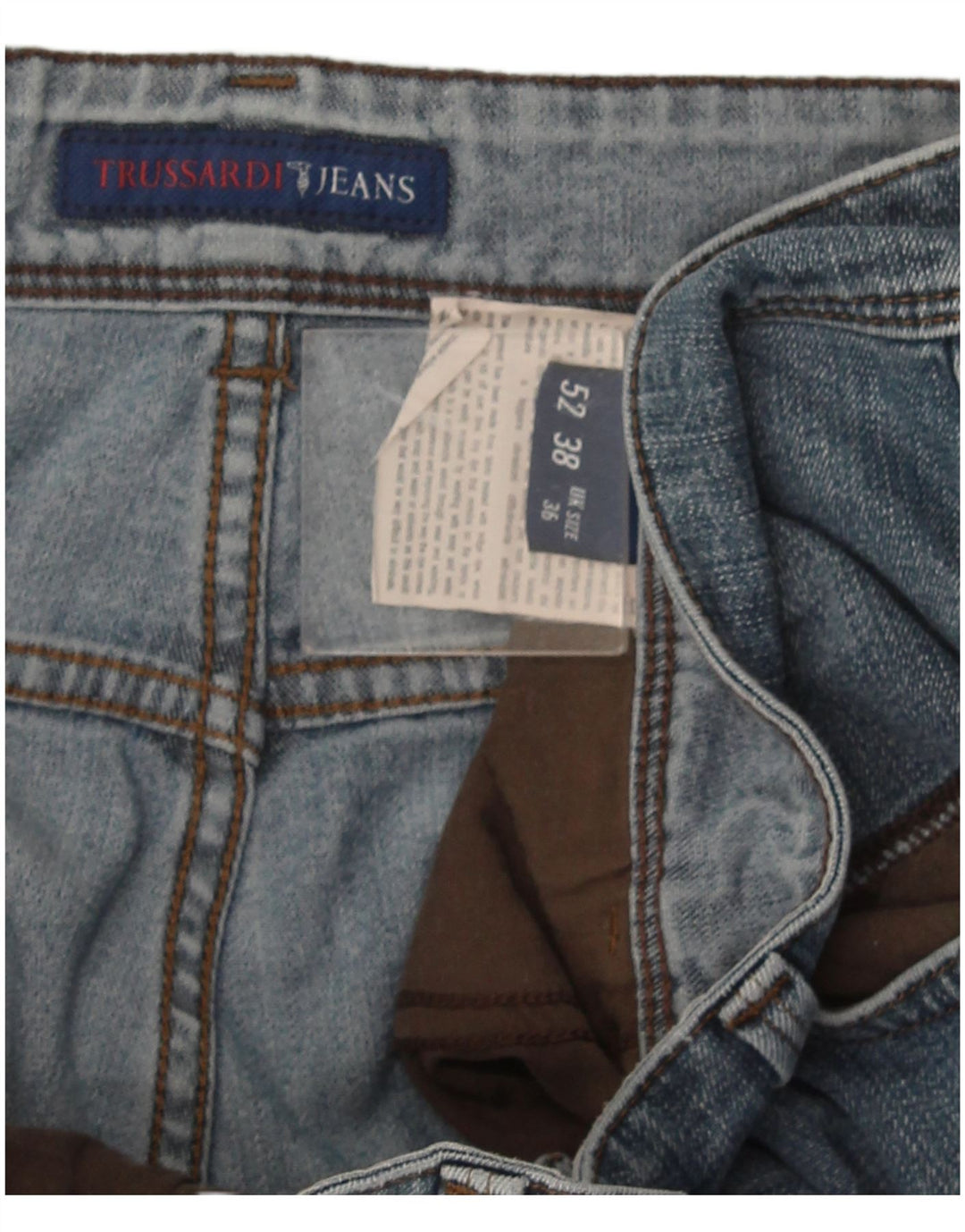 Vaqueros Trussardi Hombre Rectos W36 L34 Azul