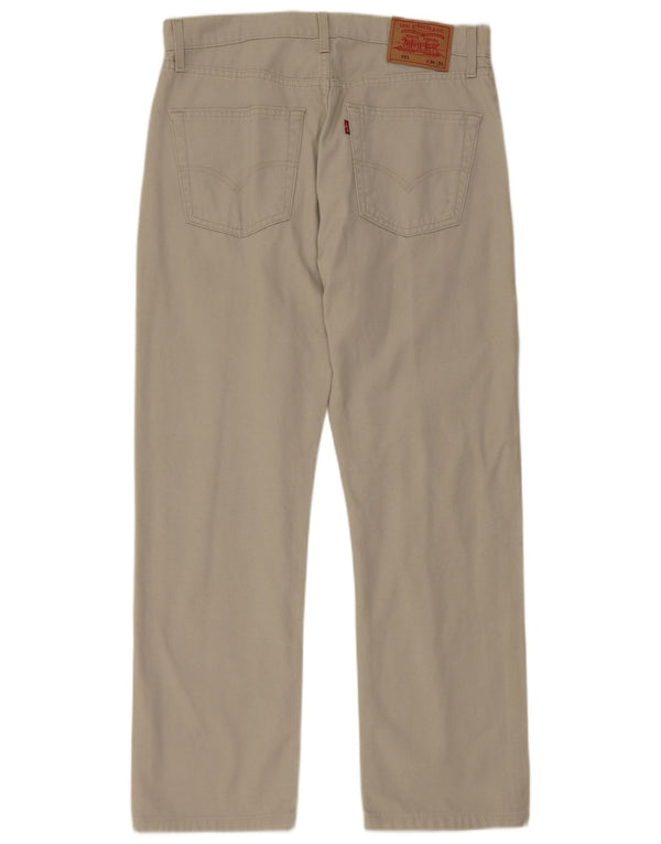 Levi's Mens 551 Pantalones Casuales Rectos W34 L29 Algodón Gris