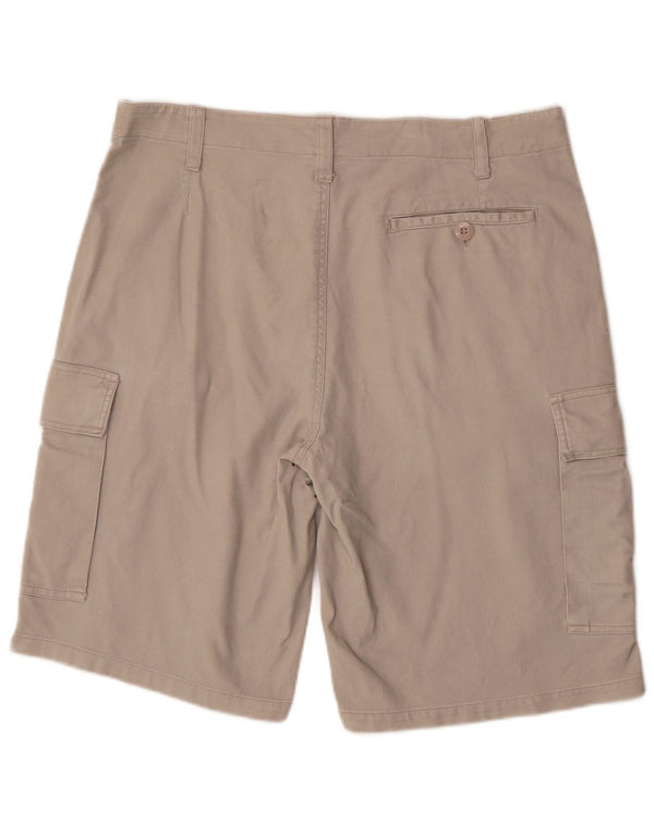 Vintage Mens Cargo Shorts 2XL W38 Algodón Gris