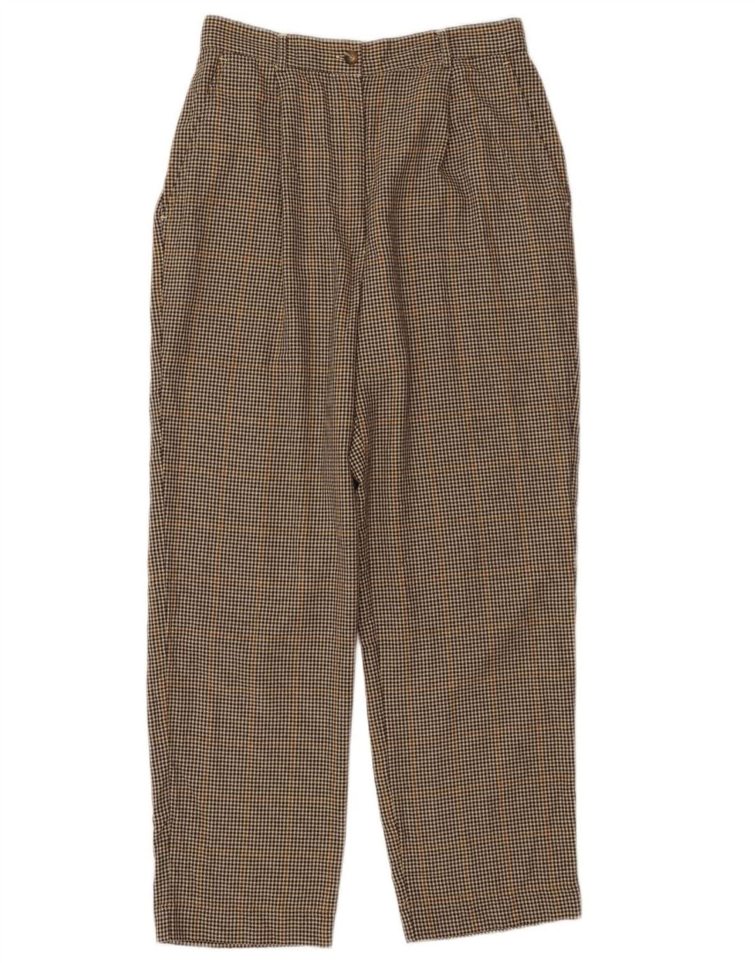 Izod Pantalones casuales de ajuste holgado para mujer US 12 grande W30 L28 poliéster beige