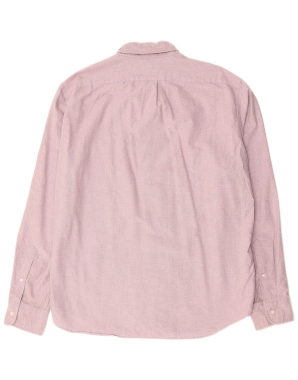 J. CREW Camisa Oxford Slim para Hombre XL Algodón Morado