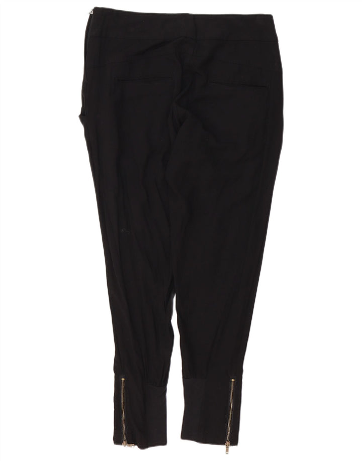 Zara Mujer Pantalones Cortos Slim Medium W28 L27 Negro