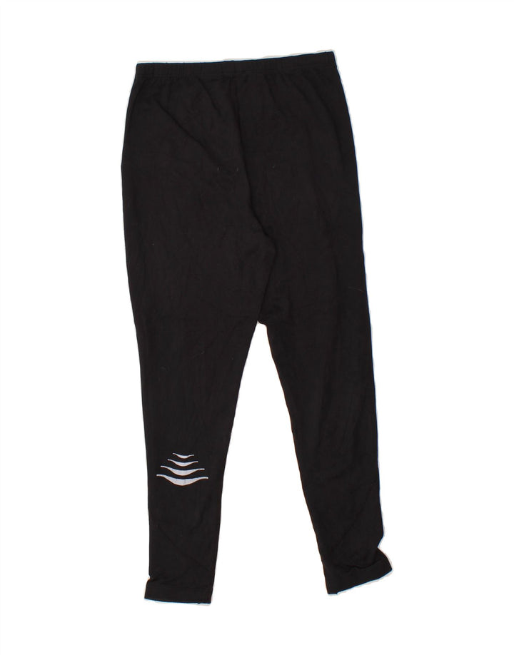 REEBOK Womens Tracksuit Trousers UK 12 Medium  Black Vintage Reebok and Second-Hand Reebok from Messina Hembry 
