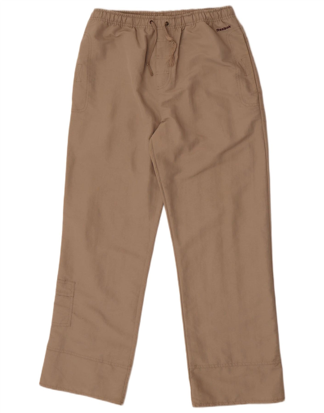Reebok Pantalones de chándal para mujer UK 42 Medium Beige Nylon