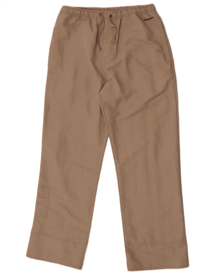 Reebok Pantalones de chándal para mujer UK 42 Medium Beige Nylon