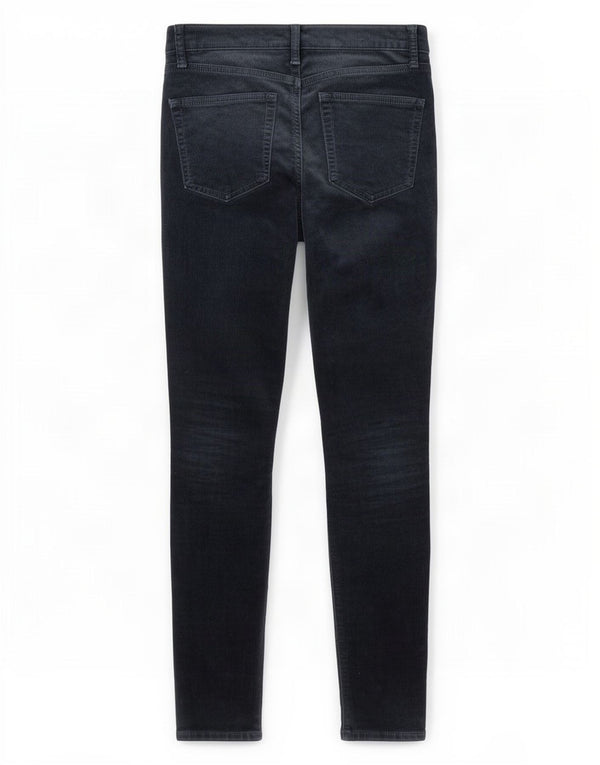 Pantalones Gap De Pana Ajustados De Cintura Alta Para Mujer W28 L30 Algodón Azul Marino