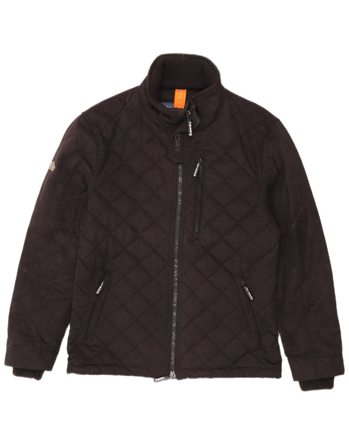 Superdry Chaqueta acolchada The Windhiker para hombre UK 42 XL Poliéster negro