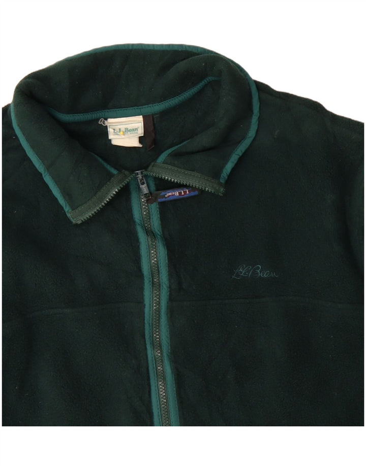 L.L.Bean Chaqueta Polar para Mujer UK 40 XL Verde