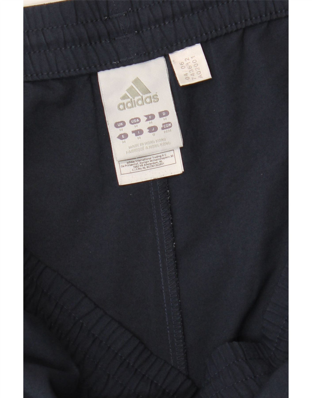 Pantalón De Chándal Adidas Hombre Medio Azul Marino Poliéster