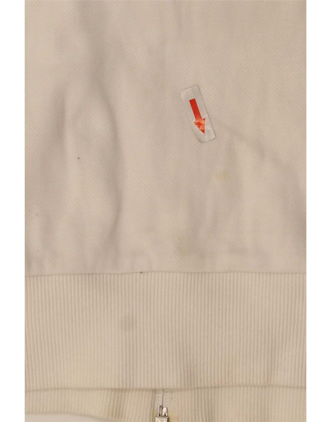 Puma Chaqueta de chándal para hombre, talla grande, algodón blanco con bloques de color