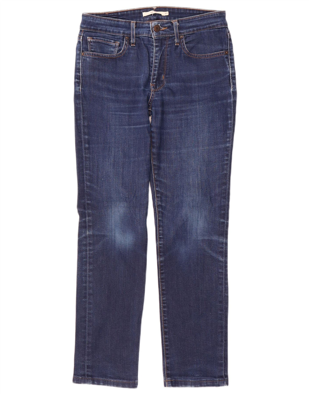 Levi's Mujer 712 Slim Jeans W27 L27 Algodón Azul
