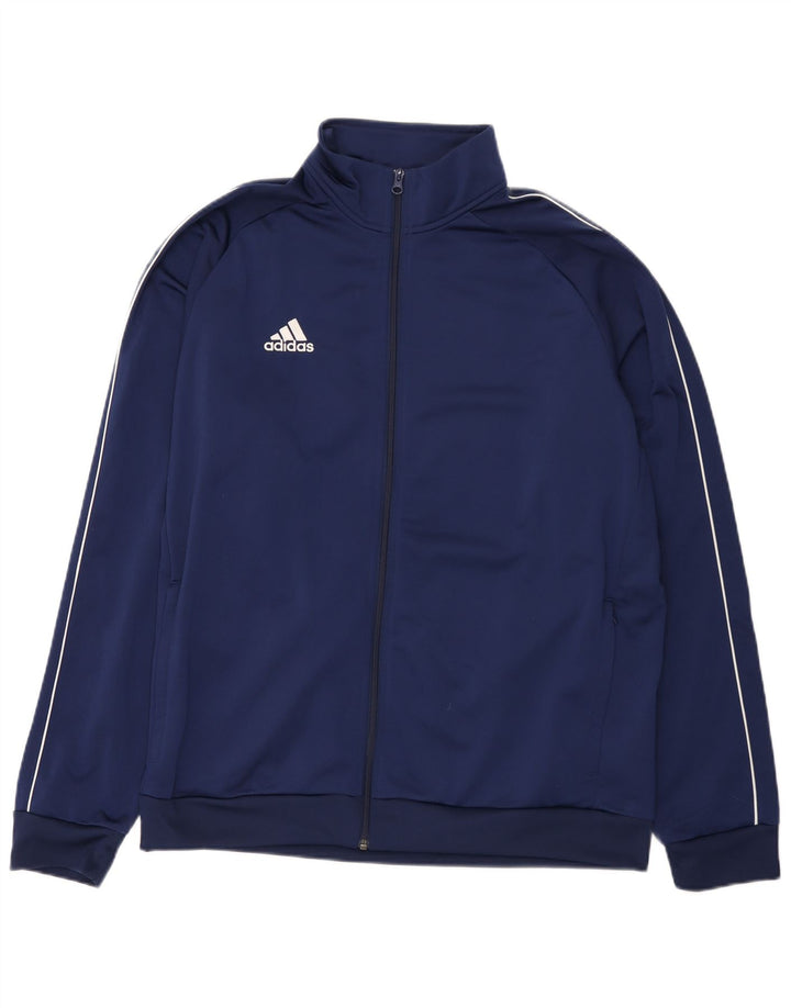Adidas Hombre Chándal Top Chaqueta XL Azul Marino Poliéster
